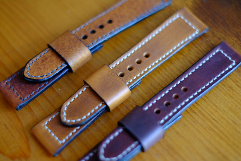 Calfskin and Cowhide Straps