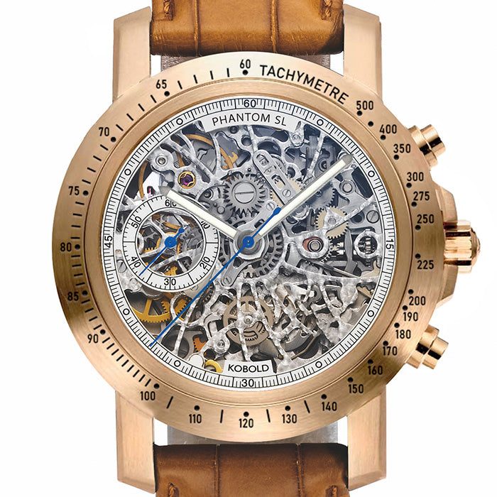 Bulova Men's Goldtone Stainless Steel Phantom Watch 98A229