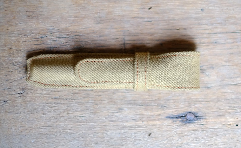 Vintage Tent Canvas Pen Pouch